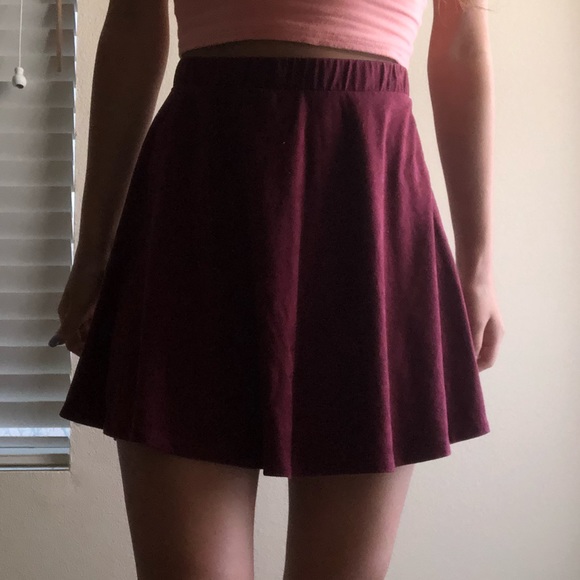 La hearts velvet skirt - Picture 1 of 5